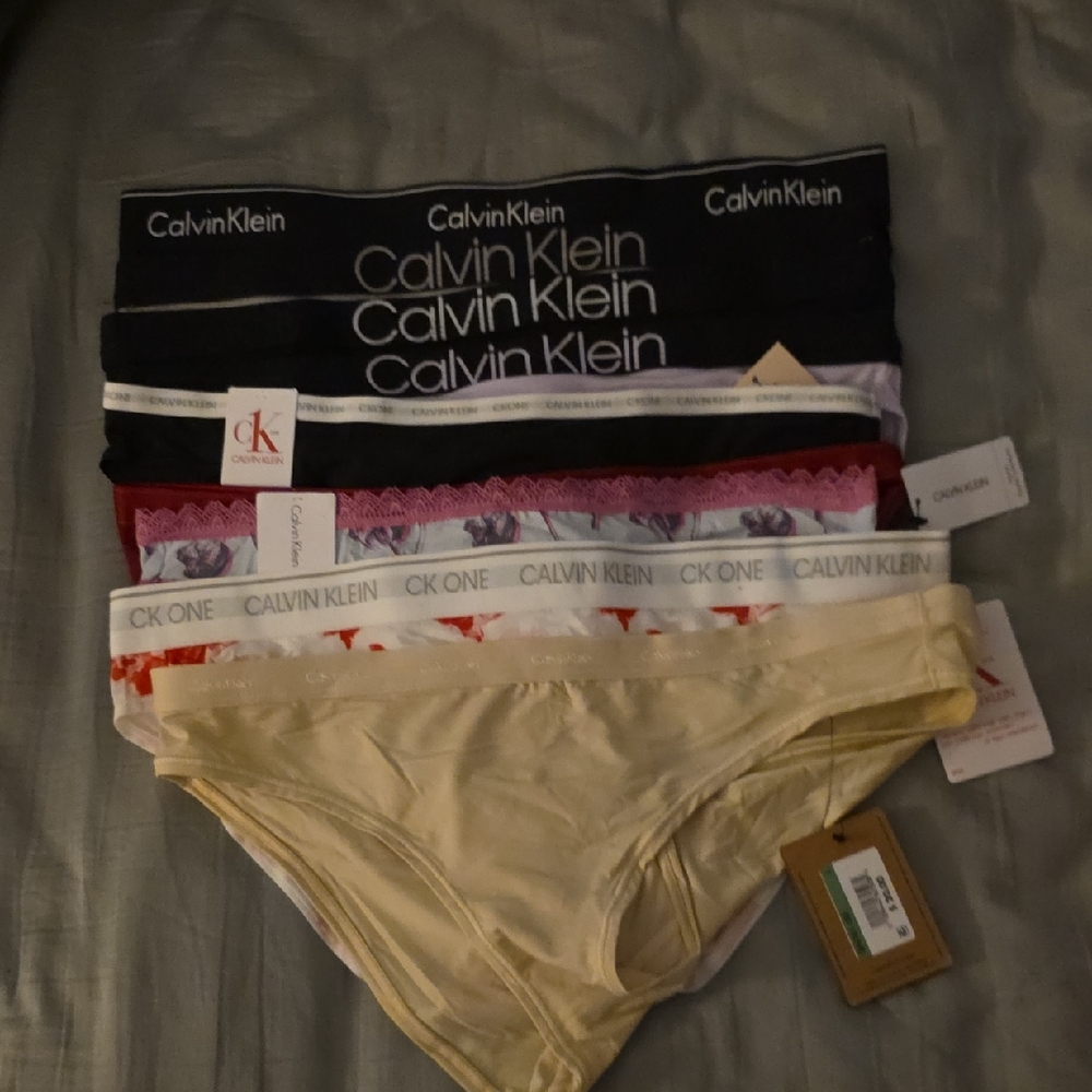 Calvin Klein Women's Panty Collection - Black, Red, Purple, White, Cream